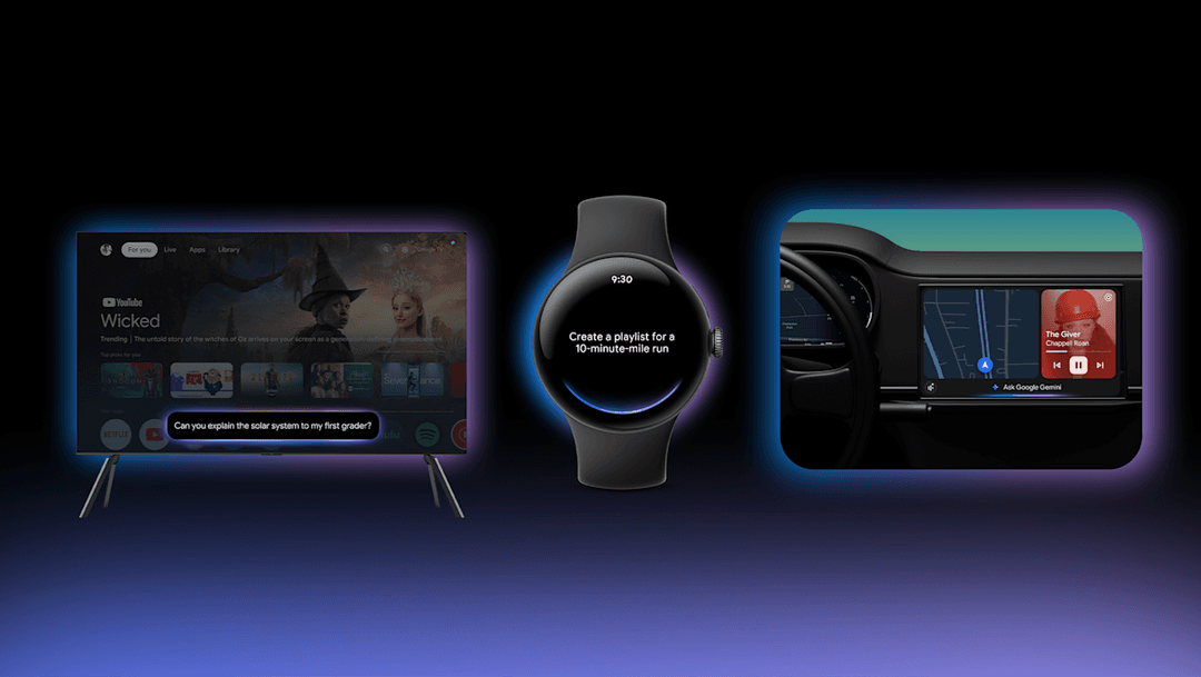 Google Gemini: A Revolução da IA da Google Expande-se para Wear OS, Android Auto e Mais