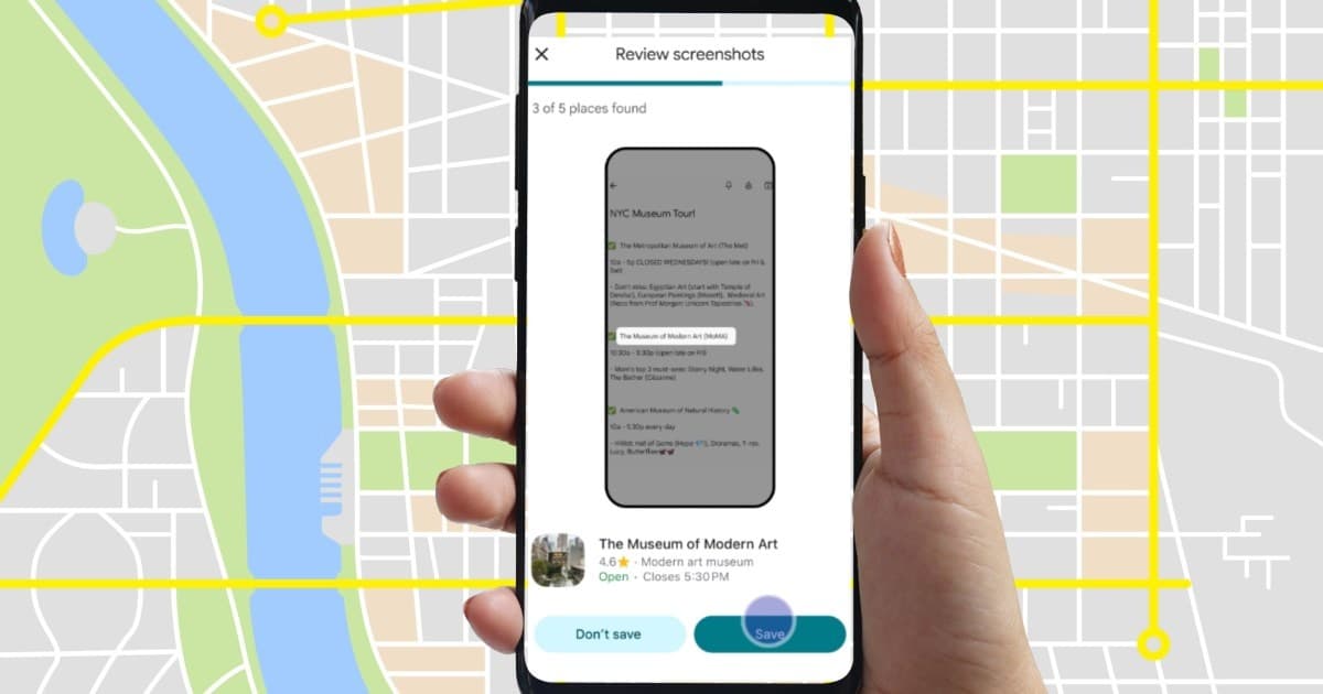 Google Maps Inova com Ferramenta de Captura de Tela para Planejamento de Viagens no iPhone