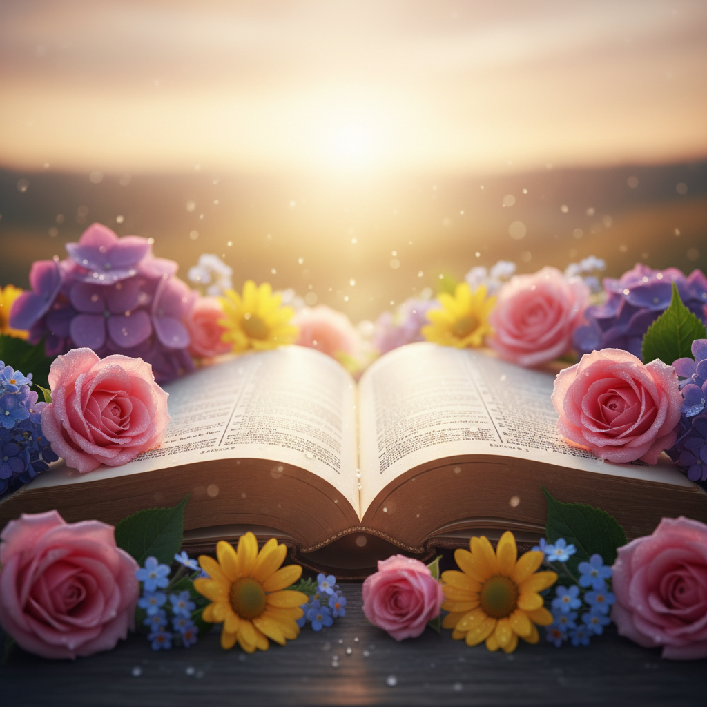 Bom Dia com Salmos e Flores: Mensagens que Tocam o Coração