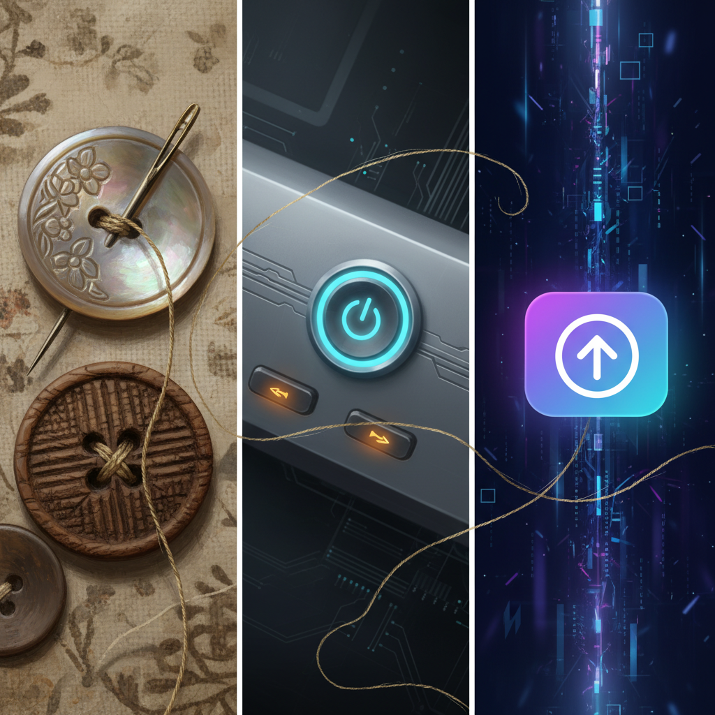 A Fascinante Jornada do Botão: Do Fecho ao Clique Digital