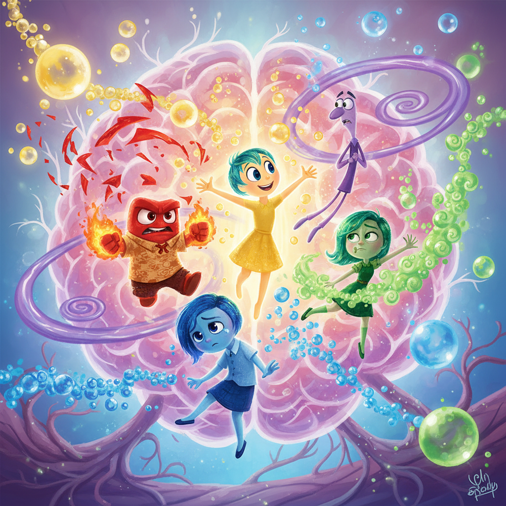 As Cores do Divertidamente: Uma Análise Profunda das Emoções