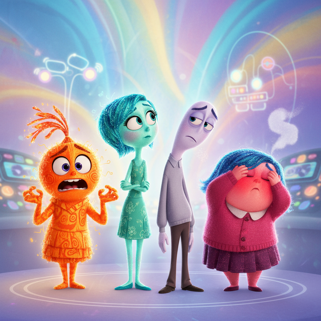 Cores do Divertida Mente 2: Decifrando as Novas Emoções e Seus Tons