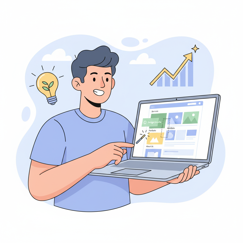 Editor de Sites: Crie Seu Site Grátis e Dê Vida à Sua Ideia