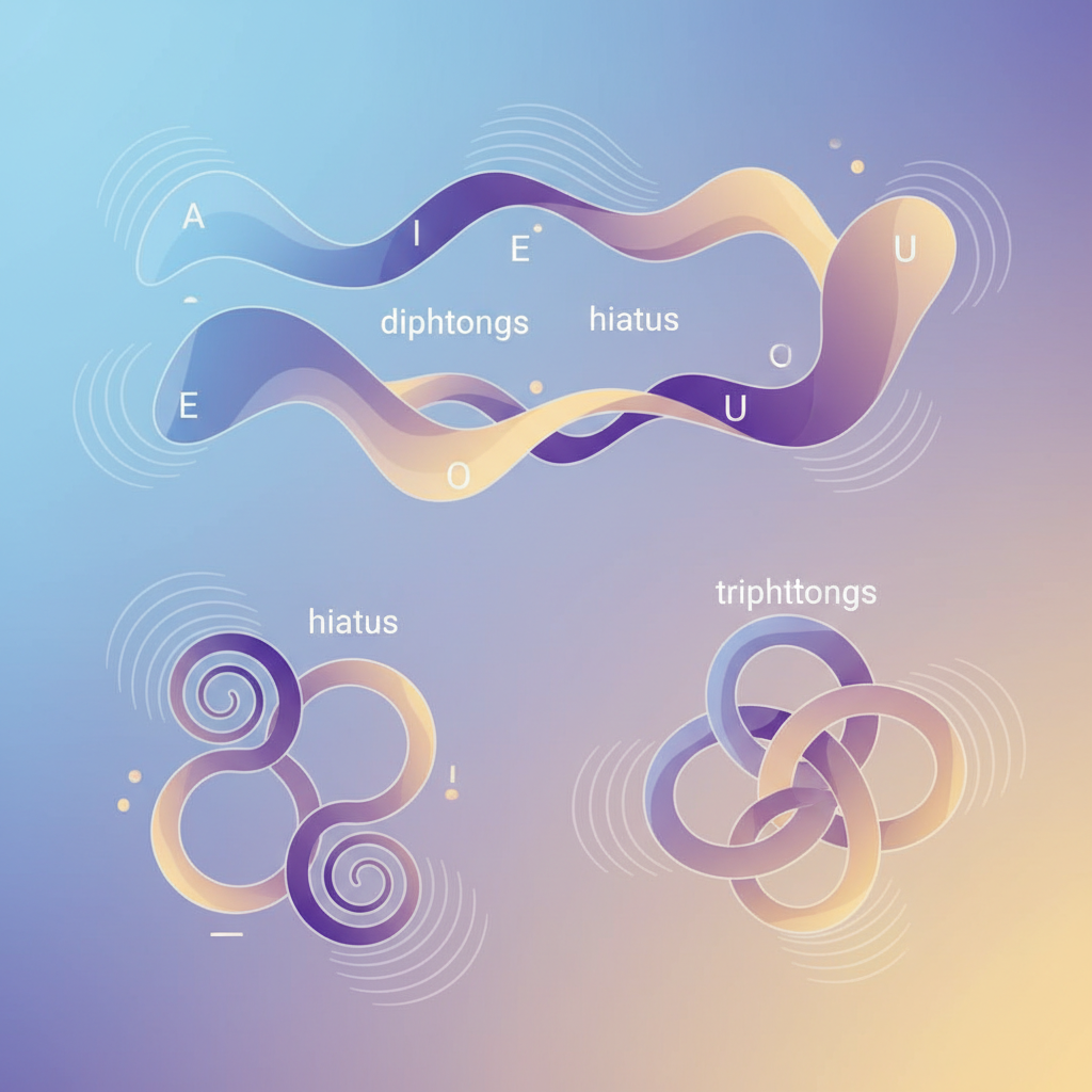 Palavra com Encontro Vocálicos: Desvendando Hiatos, Ditongos e Tritongos