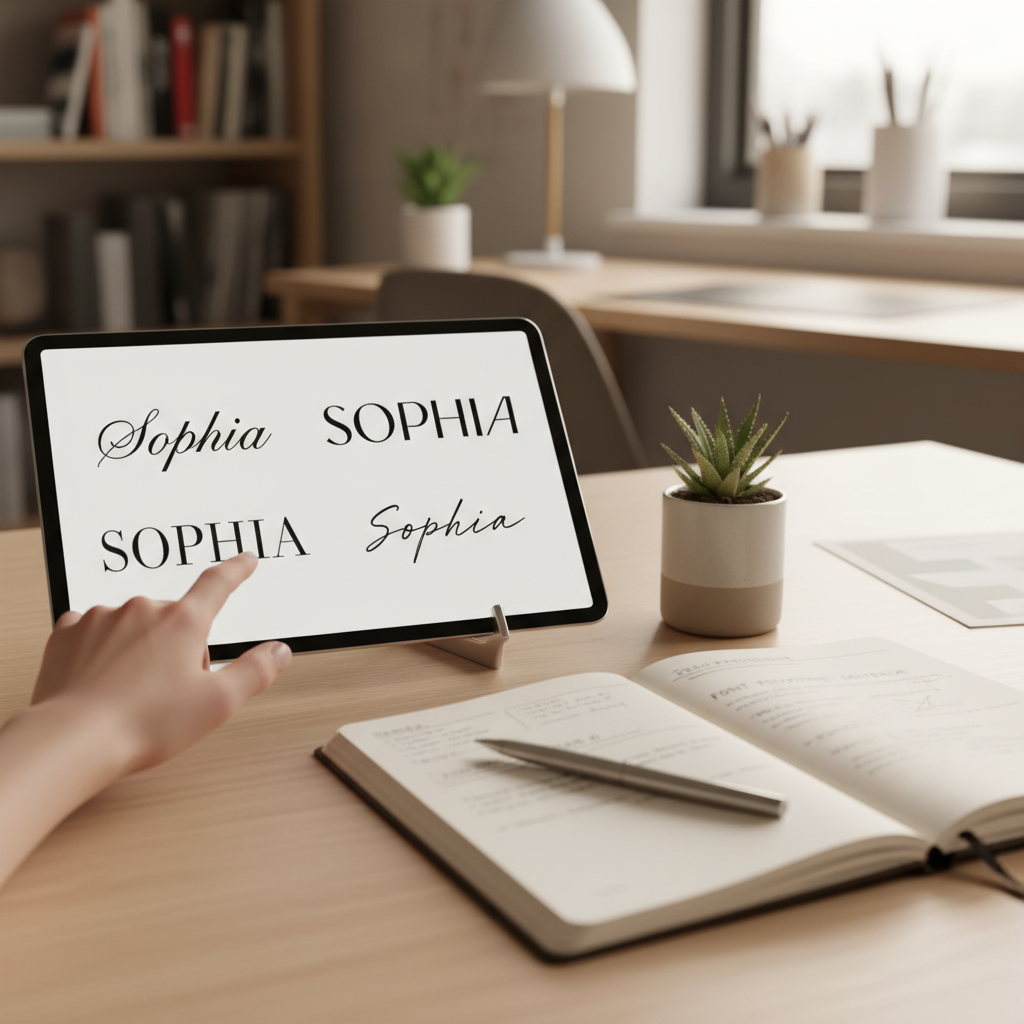 Fontes para Nomes: O Guia Definitivo para Escolher a Tipografia Perfeita