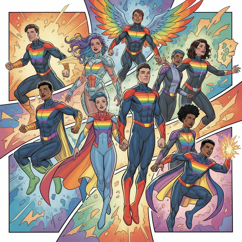 Gay em Quadrinhos: Uma Análise Aprofundada da Representação LGBTQIA+