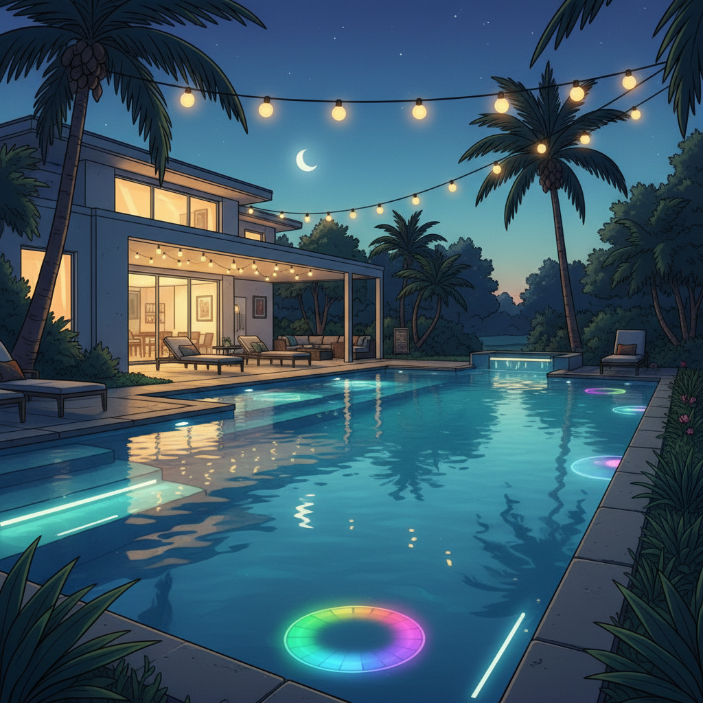 Iluminação para Piscina: O Guia Definitivo para sua Escolha Perfeita