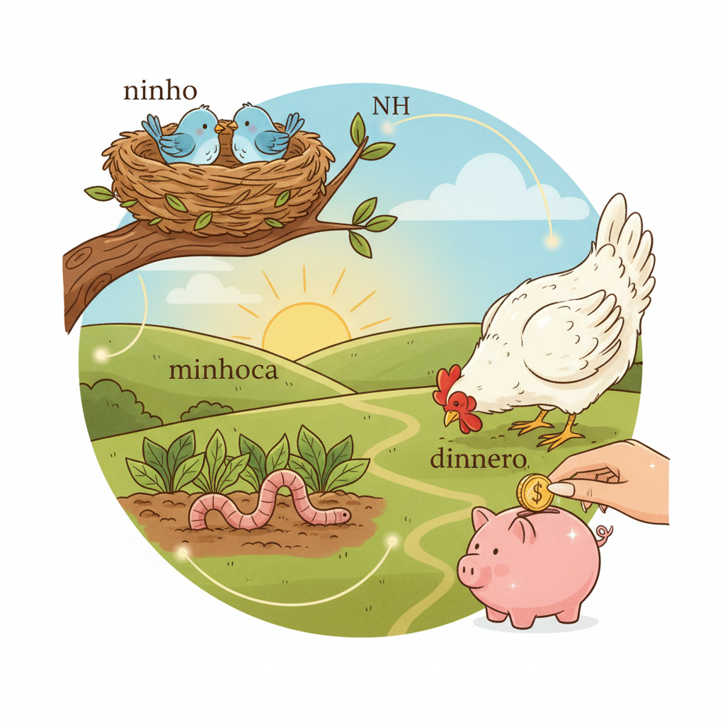 Dominando o 'NH': 10 Palavras Essenciais e o Segredo do Digrafo