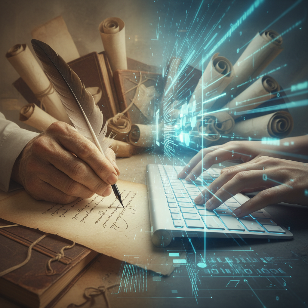 O Poder de 'Scribe Scribe': Da Pena ao Pixel, a Arte de Registrar Informação