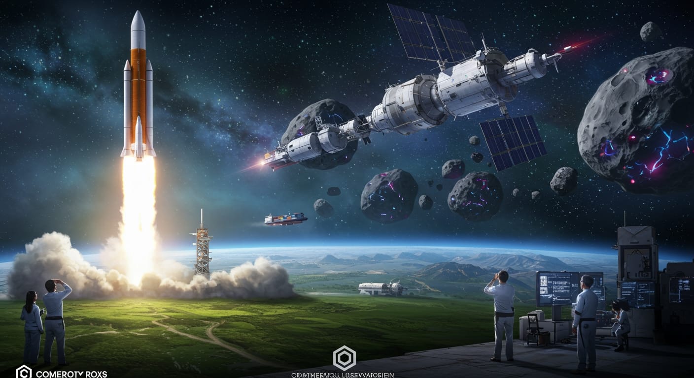 Desafios e Oportunidades da Exploração Espacial Comercial.