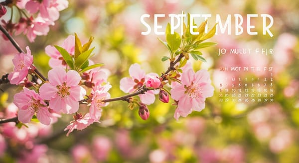 Bom Dia Setembro: Floresça com as Novas Energias da Primavera!