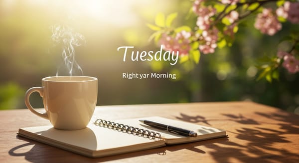 Bom Dia, Terça-feira Maravilhosa: Comece o Dia com Leveza e Inspiração