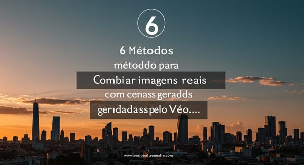 6 Métodos para Combinar Imagens Reais com Cenas Geradas pelo Veo