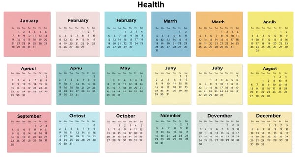 Cor Meses: Um Guia Completo para o Calendário da Saúde e Conscientização