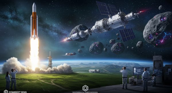 Desafios e Oportunidades da Exploração Espacial Comercial.