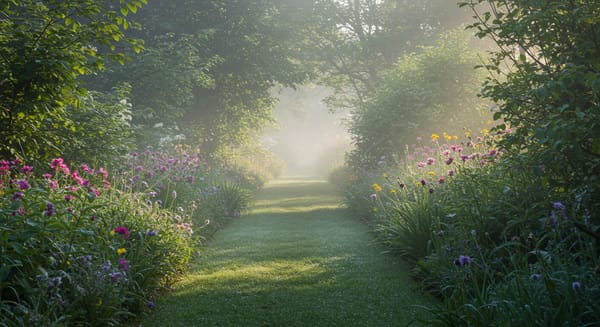 Jardim Secreto, Bom Dia Sábado: Mensagens para um Amanhecer de Paz