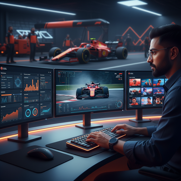 Gerenciador de Conteúdo na Fórmula 1: Dominando a Narrativa do Esporte Mais Veloz