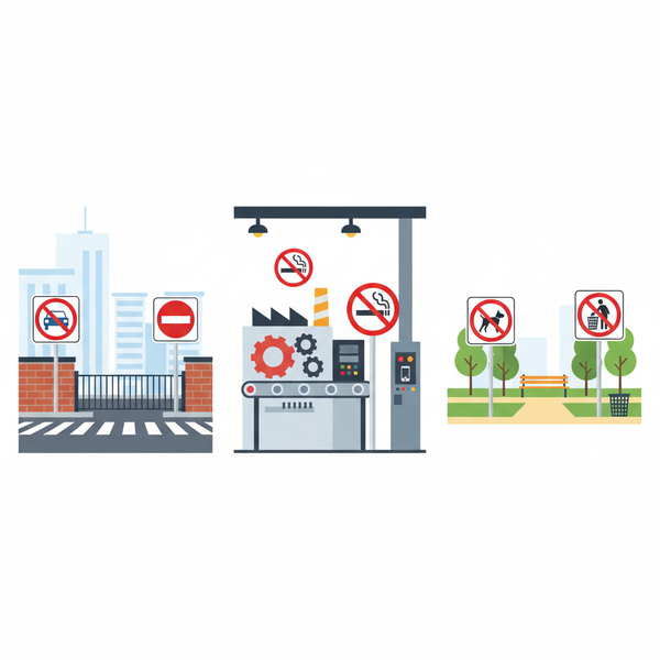 O Poder Silencioso do "Não": Um Guia Completo Sobre Placas de Proibido