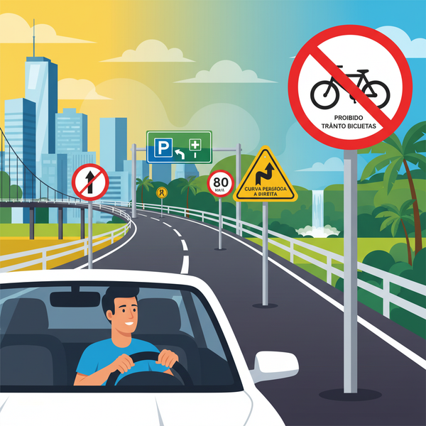 Placas de Trânsito: O Guia Completo para Dominar a Linguagem das Ruas